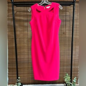 Pretty in Pink, Calvin Klein dress size 6.